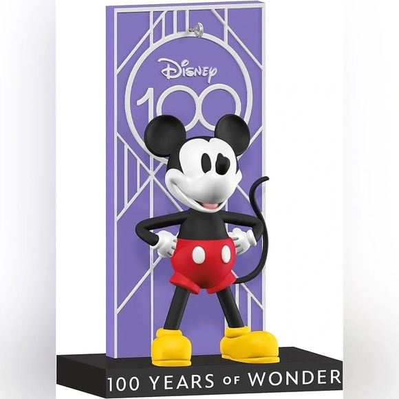 Hallmark Keepsake Christmas Ornament Disney 100 Years of Wonder Mickey Mouse - Picture 1 of 6